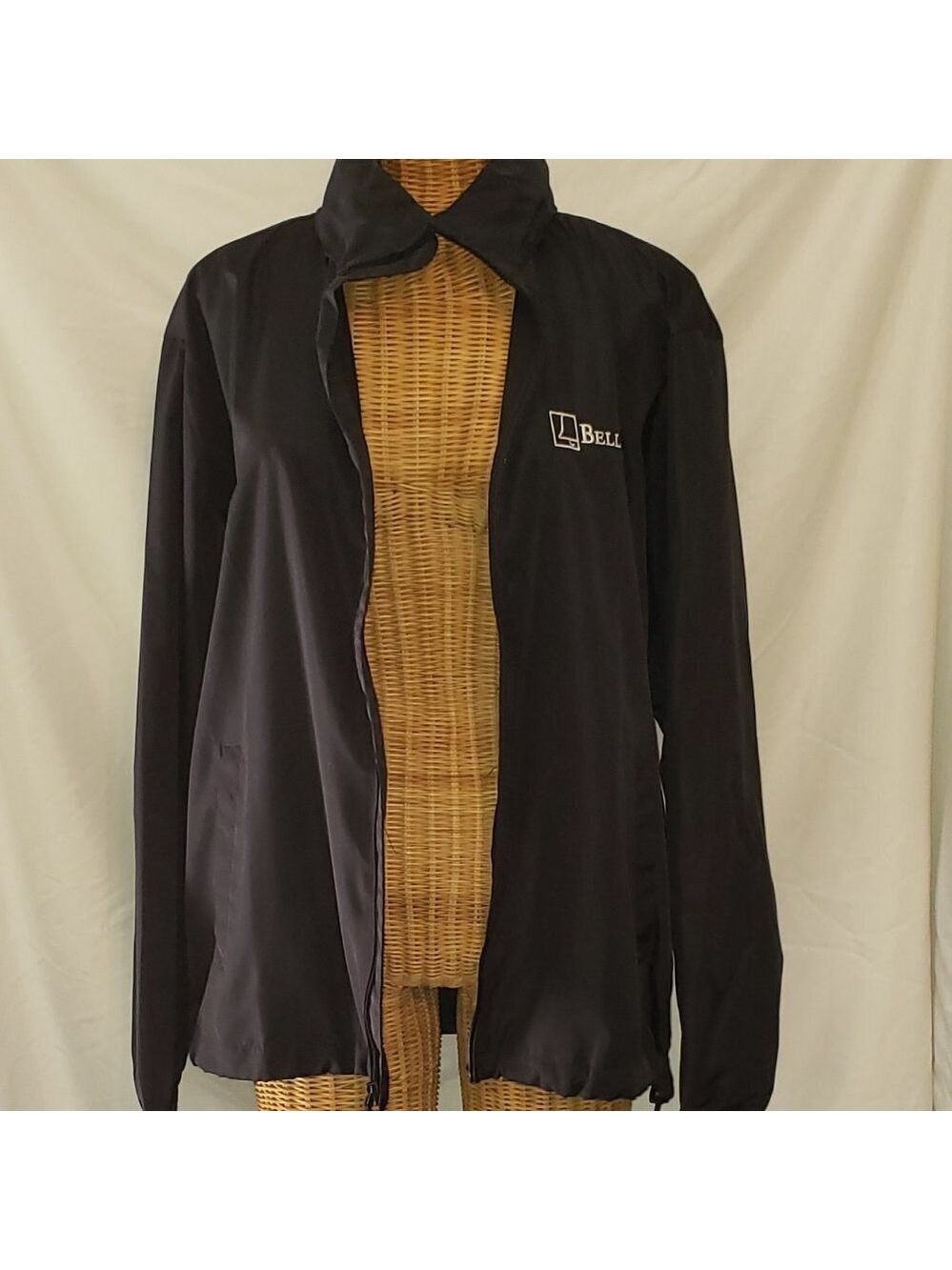 Men's NORTH END Windbreaker w/hooded Collar in Navy Blue - M